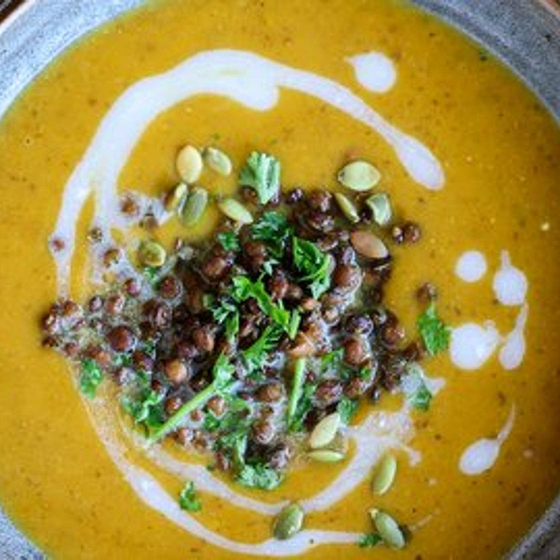 Coconut Curry Roasted Squash Soup
