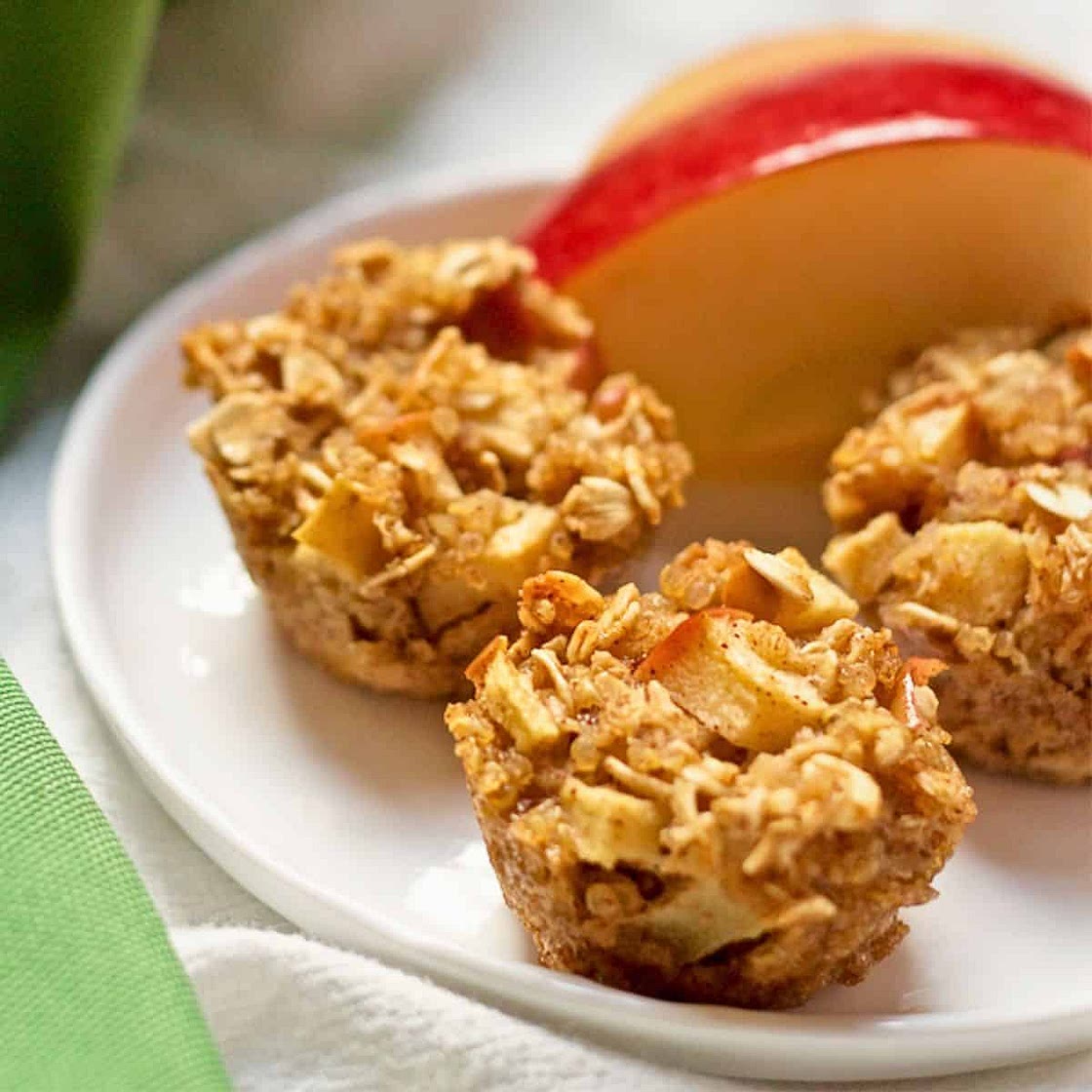 Apple Cinnamon Quinoa Breakfast Muffins