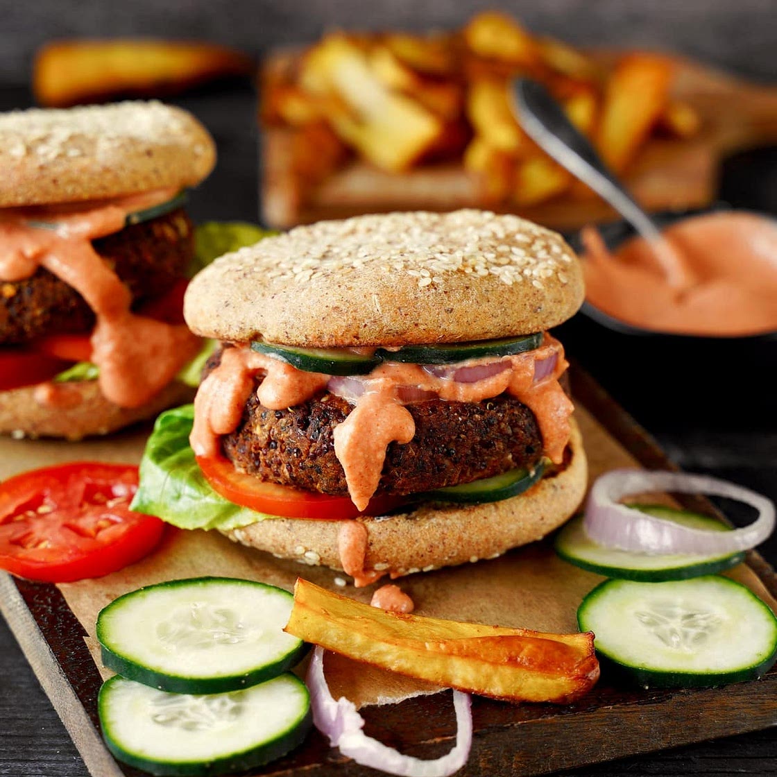 Lentil Veggie Burger Recipe