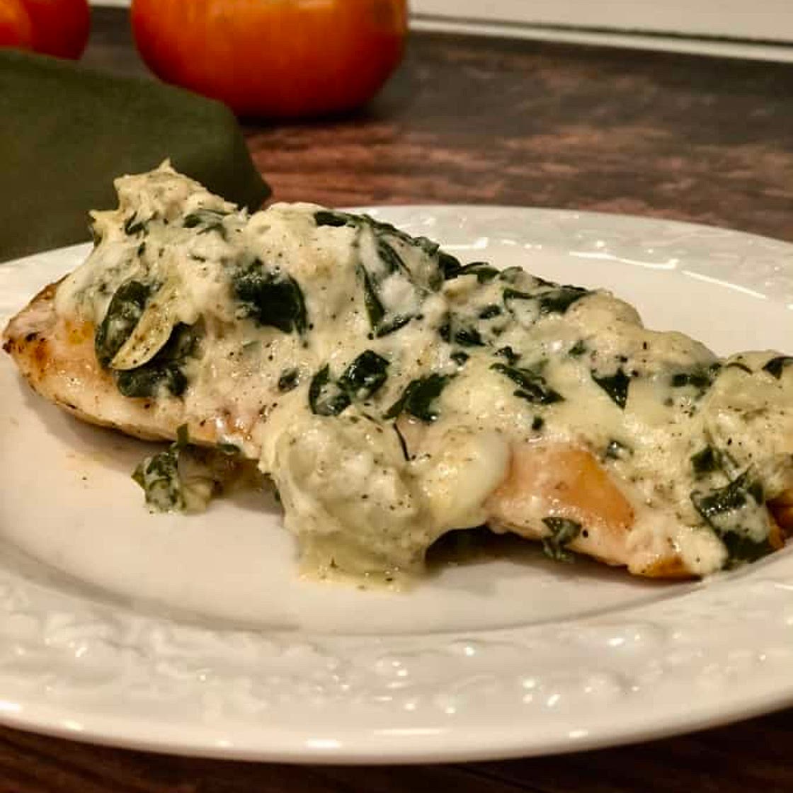 Speedy Spinach Artichoke Dip Chicken