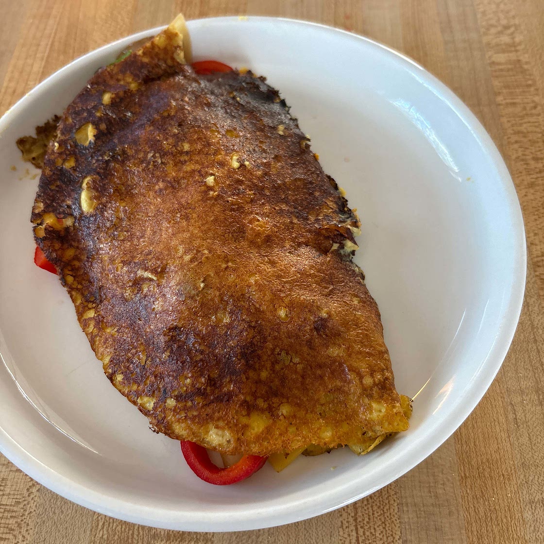 Silken Tofu Omelette