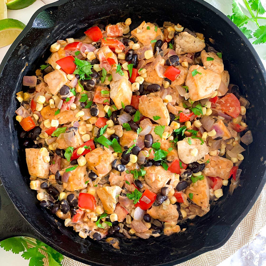 Creamy Southwestern Chicken Skillet