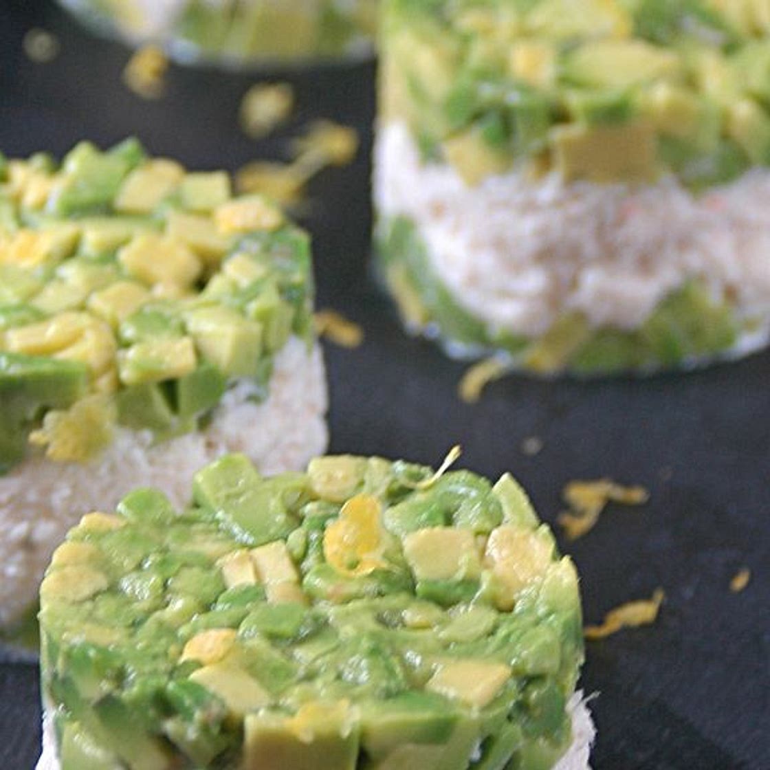 Tartare d'avocat au crabe