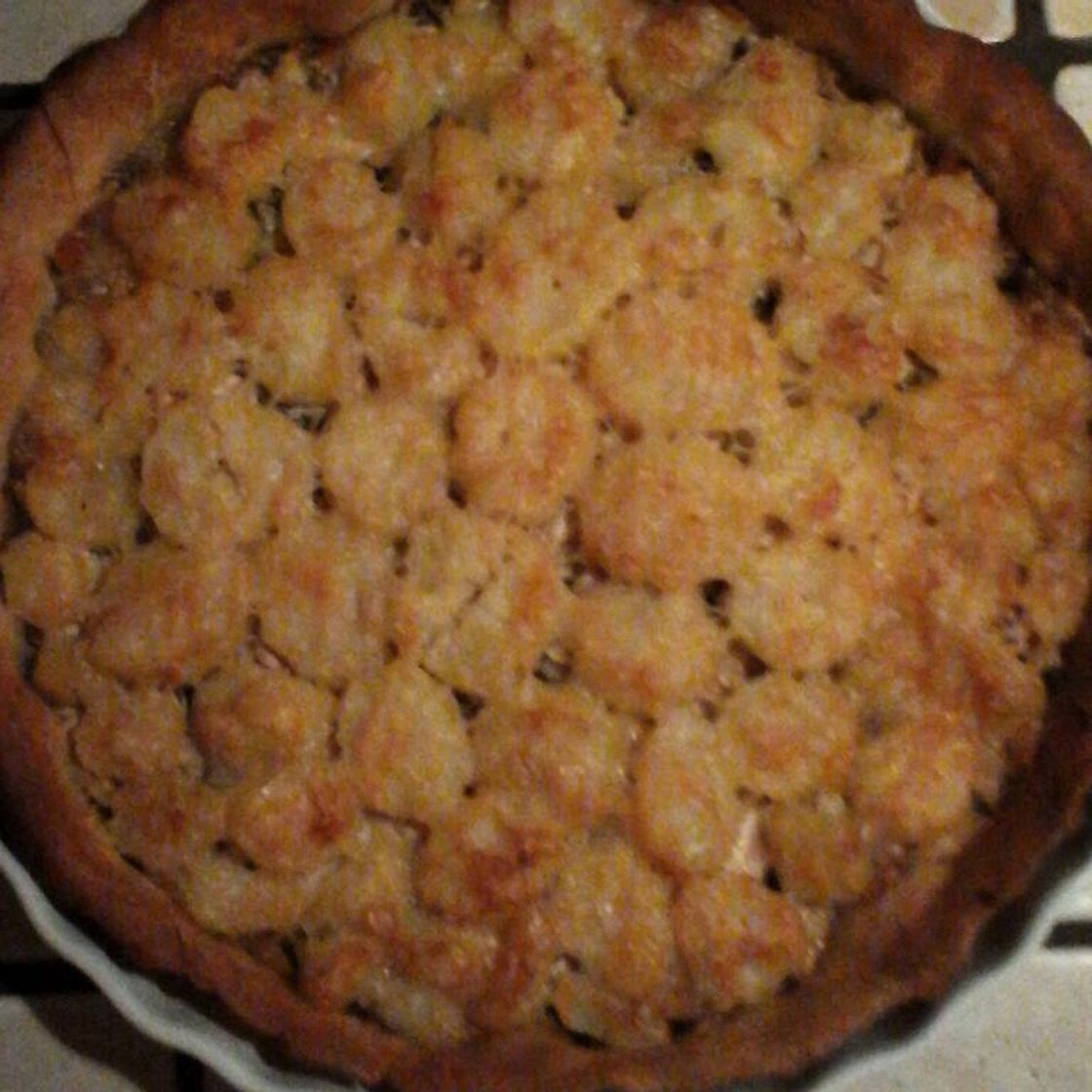 Quiche de poulet et pommes de terre