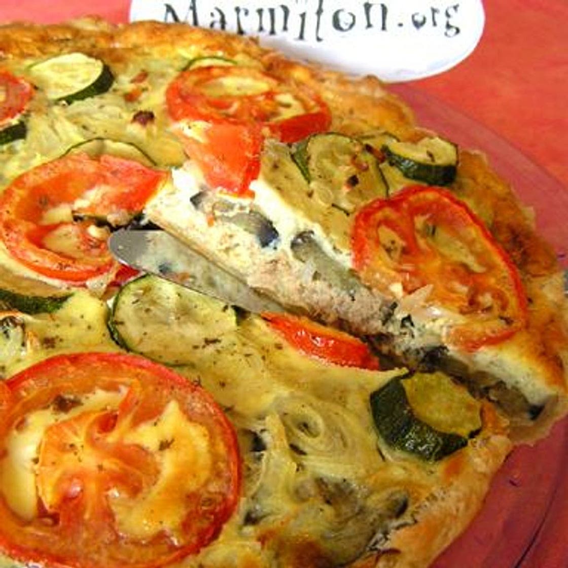 Quiche estivale au thon