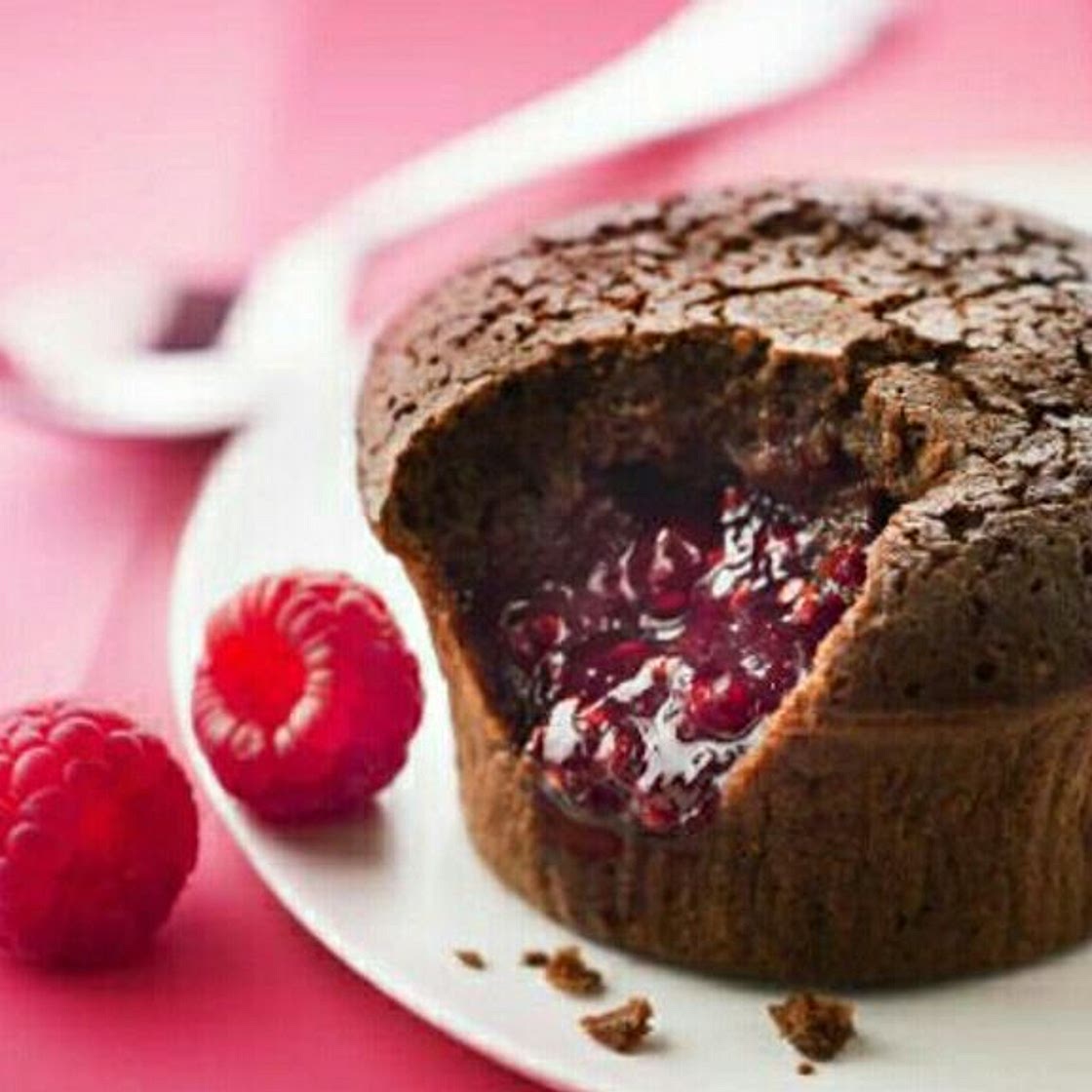 Moelleux chocolat aux framboises