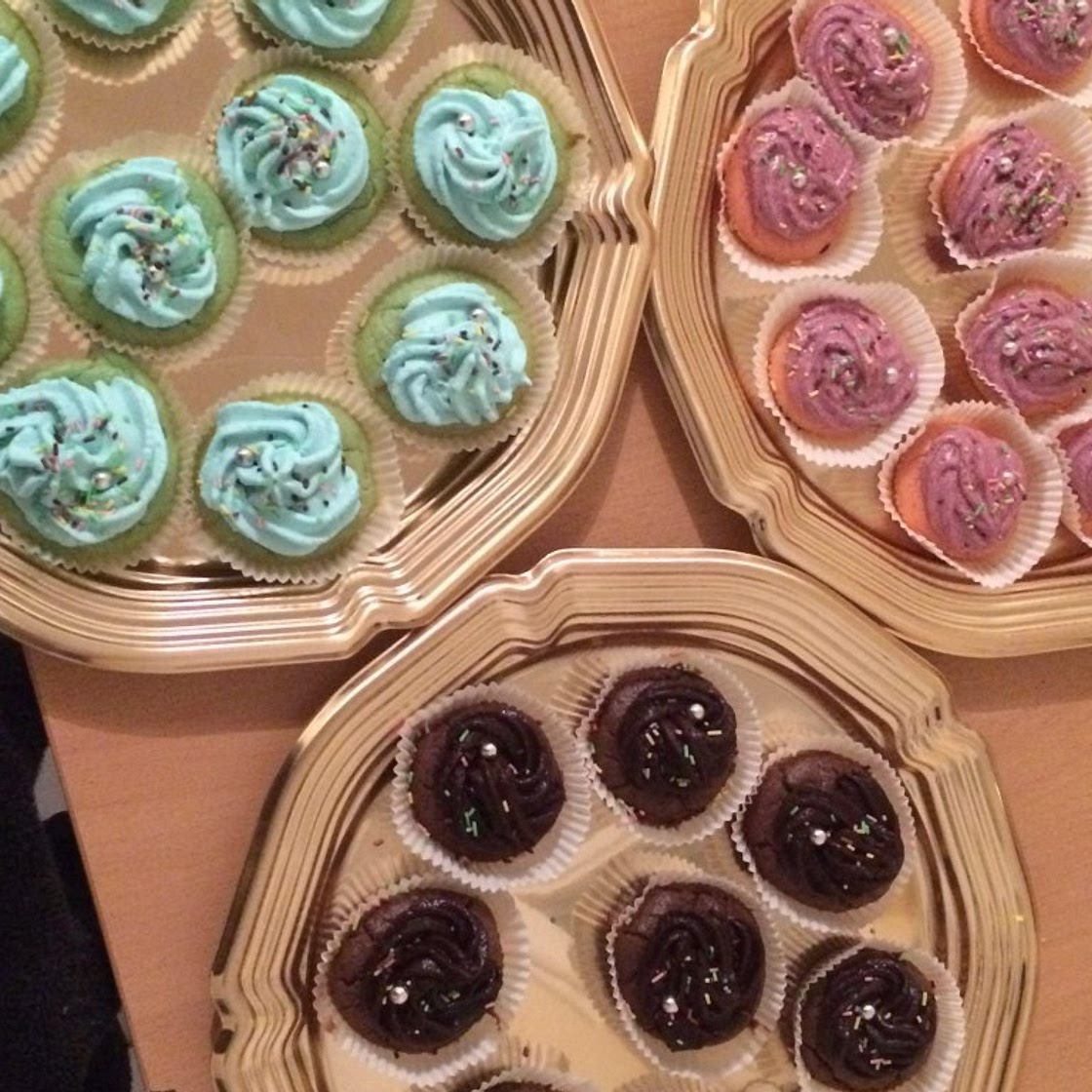 Trio de cupcakes parfumés