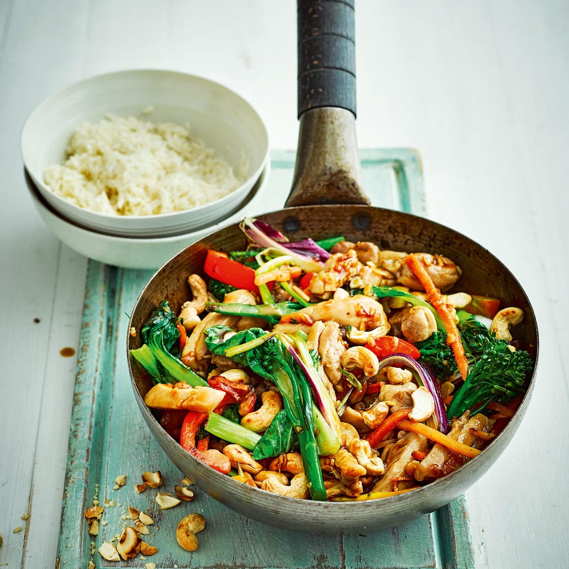 Chicken, ginger and oyster sauce stir fry