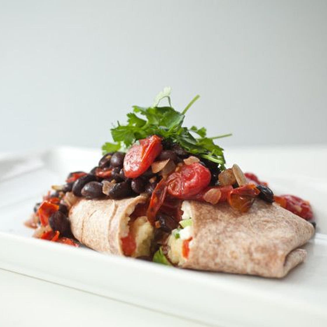 Breakfast Burritos with Black Bean Sauce