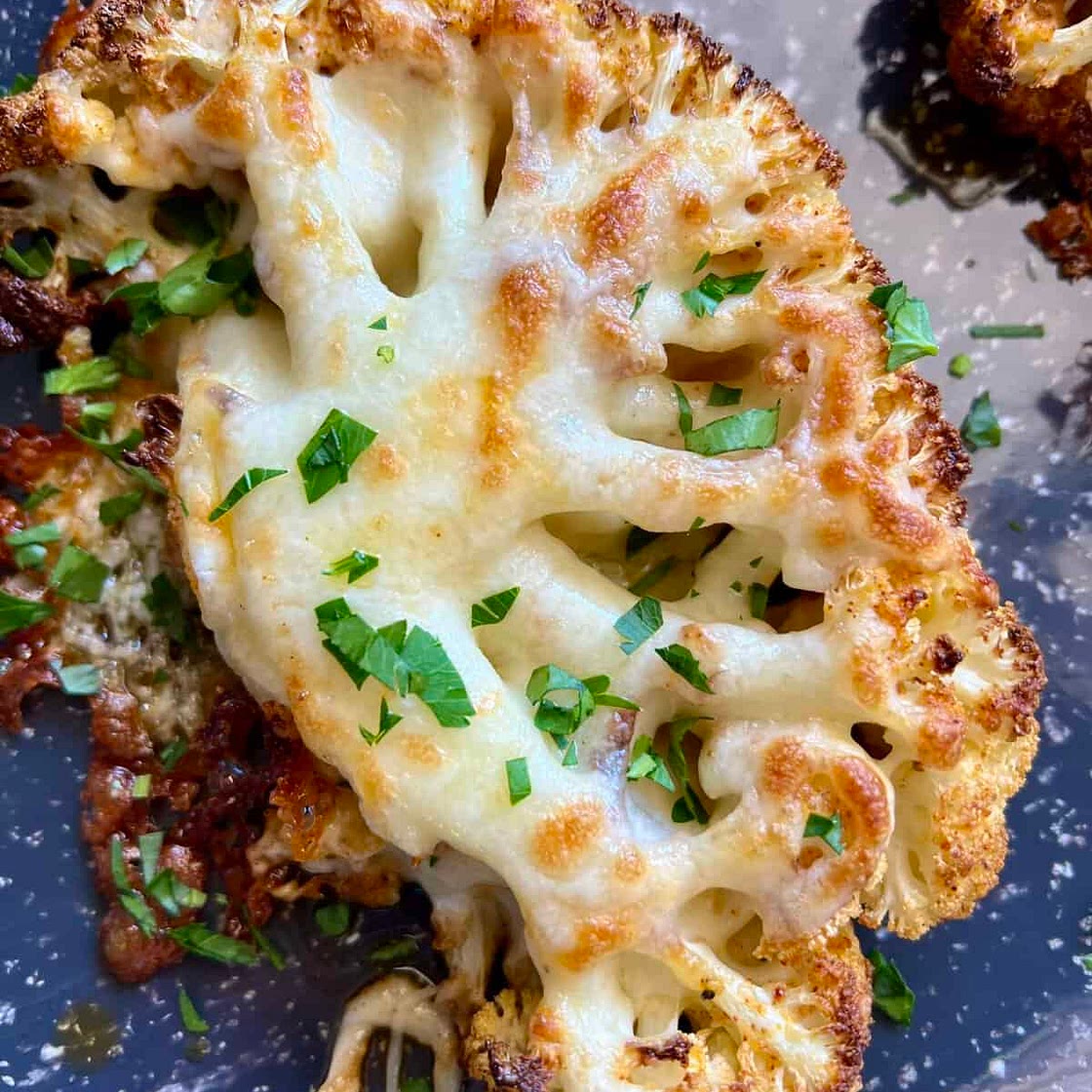 Cheesy Cauliflower Steaks