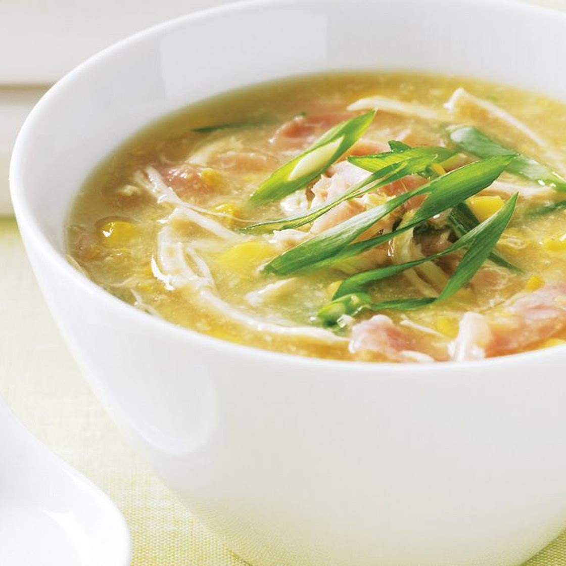 Chicken and sweet corn soup recipe