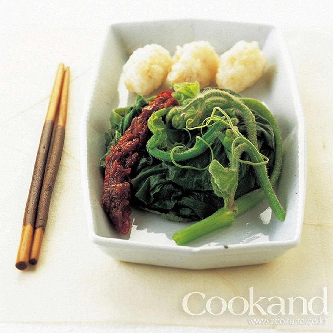 호박잎과 쌈장 만드는 법