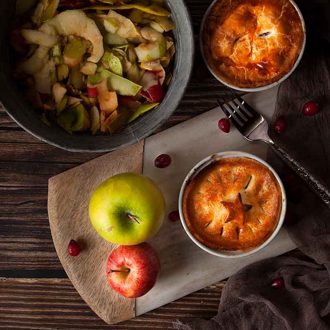 Air Fryer Mini Cranberry Apple Pies
