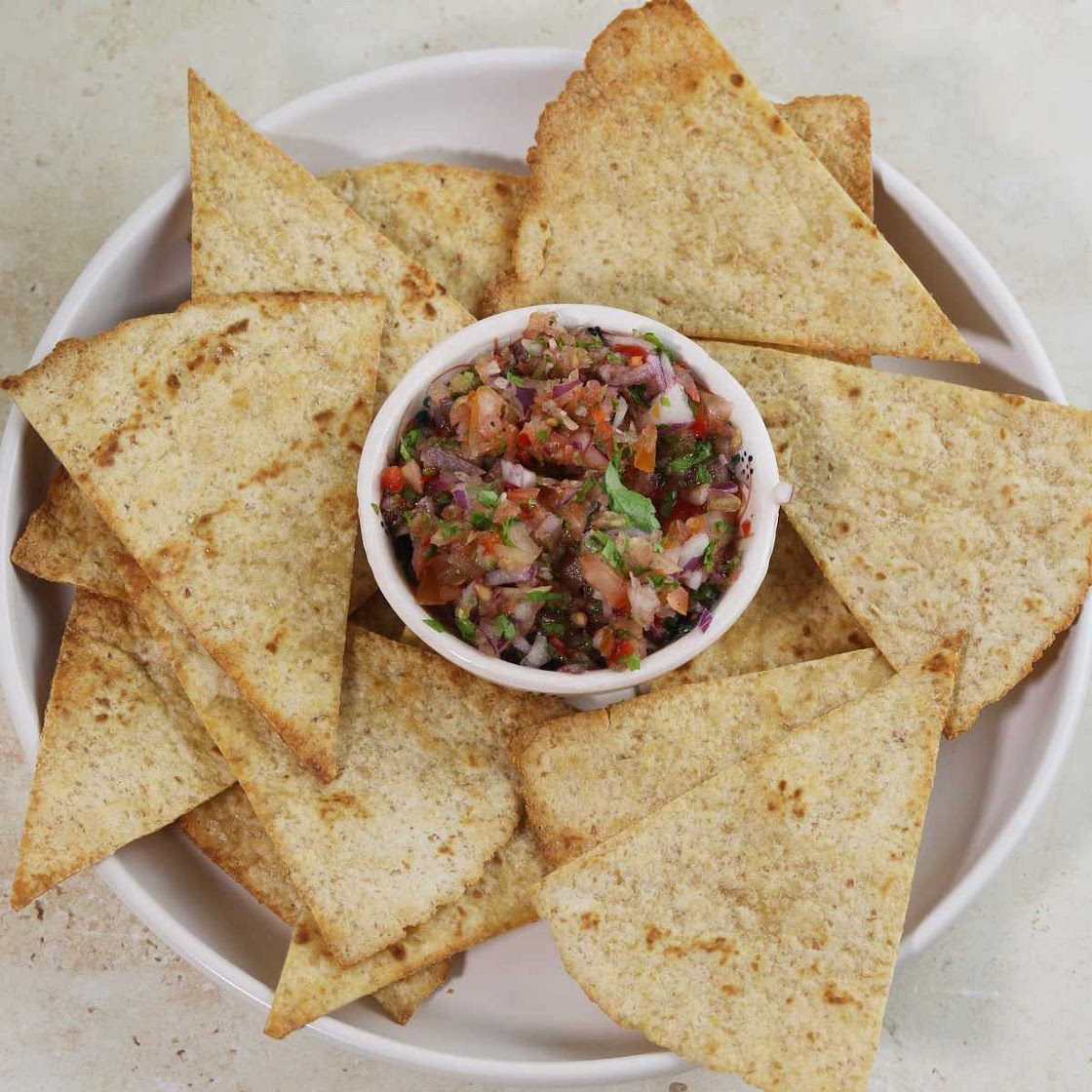 Air Fryer Keto Tortilla Chips