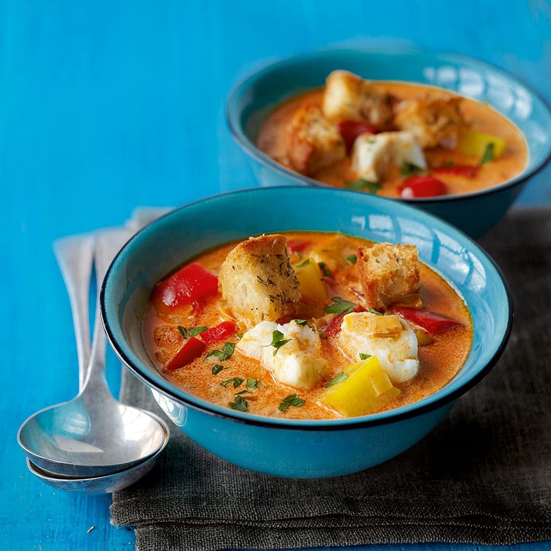 Freezable fish soup