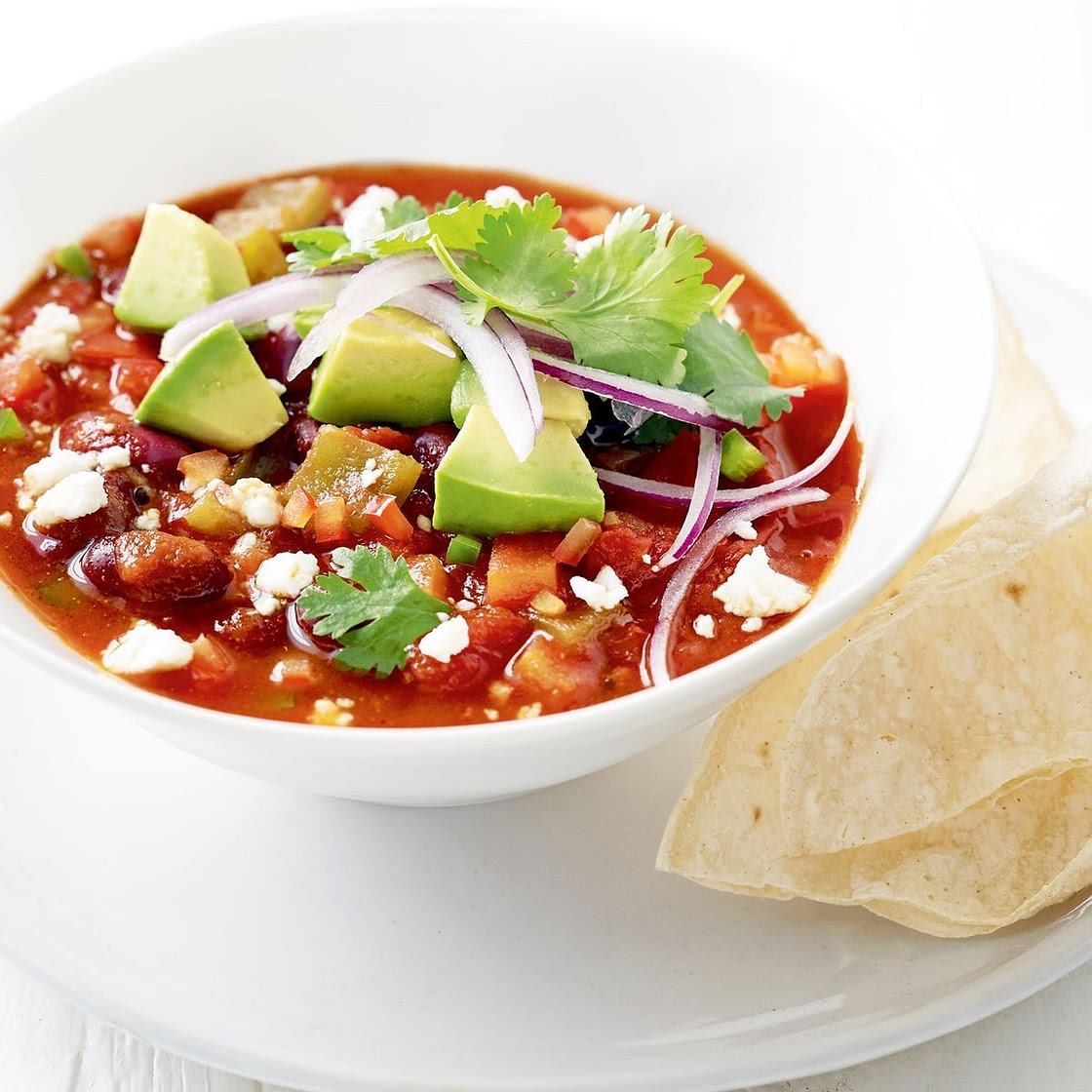 Spicy Mexican bean soup