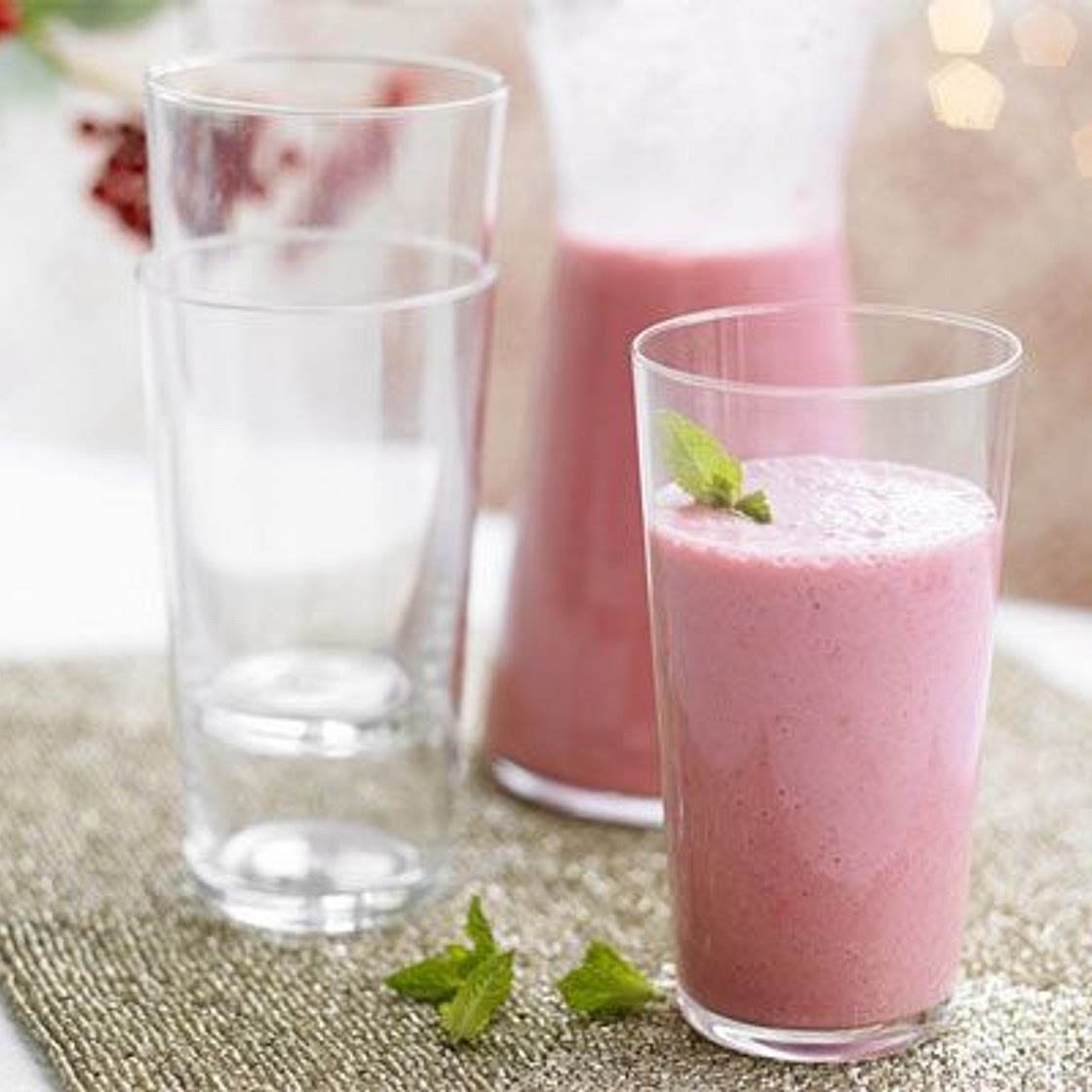Cranberry & raspberry smoothie
