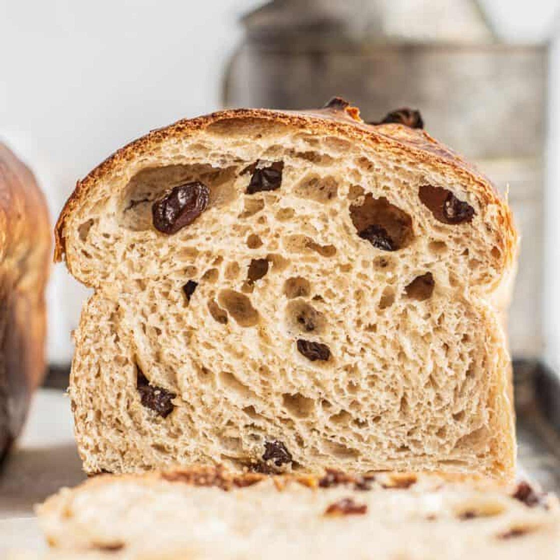 Sourdough Cinnamon Raisin Bread