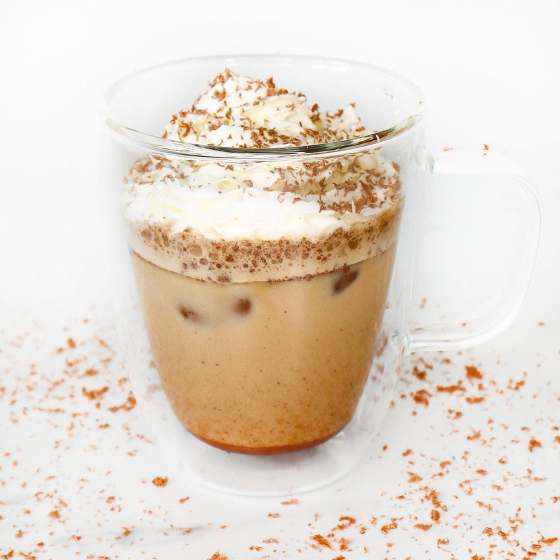 Iced Pumpkin Spiced Cappuccino