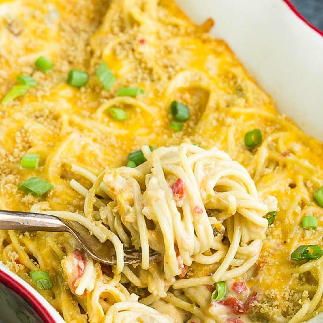 Best Creamy Chicken Spaghetti
