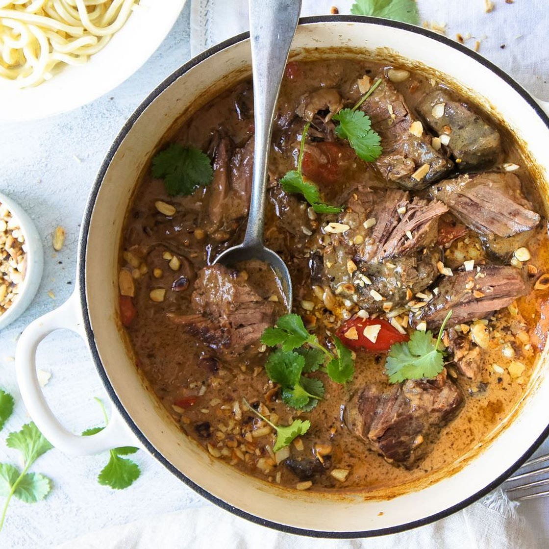 Slow Cooker Satay Beef recipe