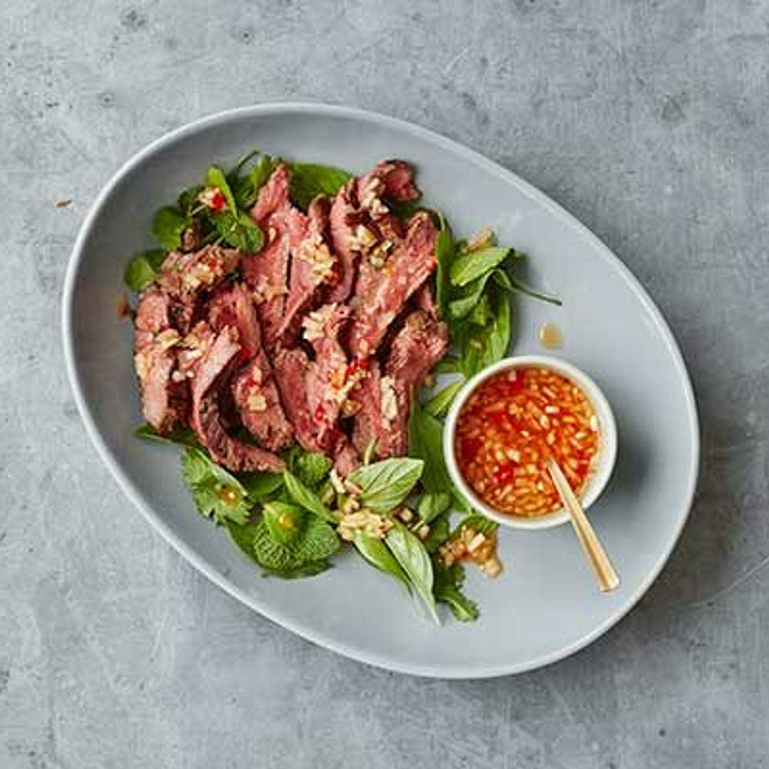 Crying tiger Thai salad