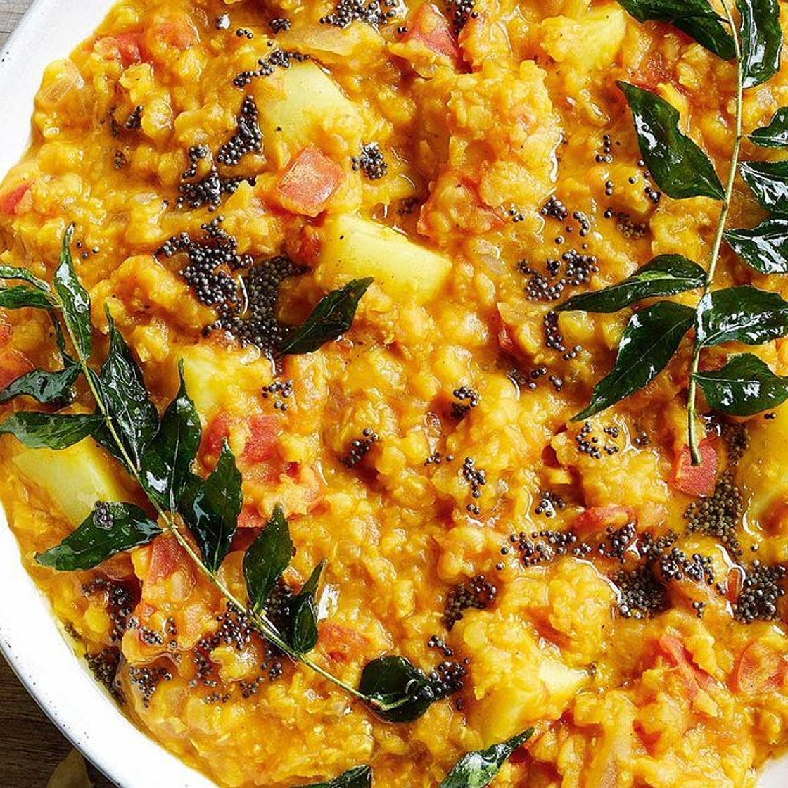 Lentil and vegie dhal