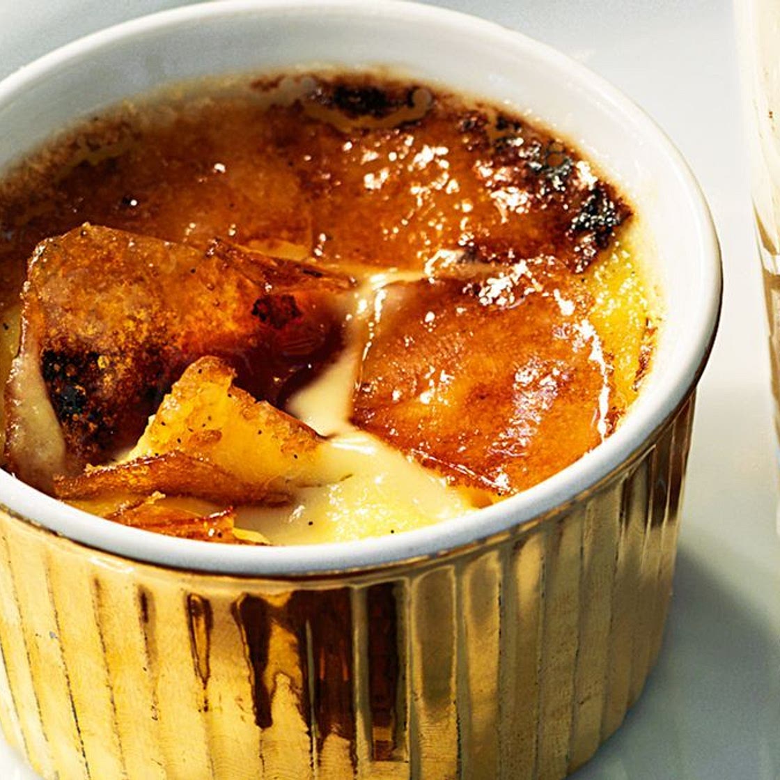 Ginger creme brulee