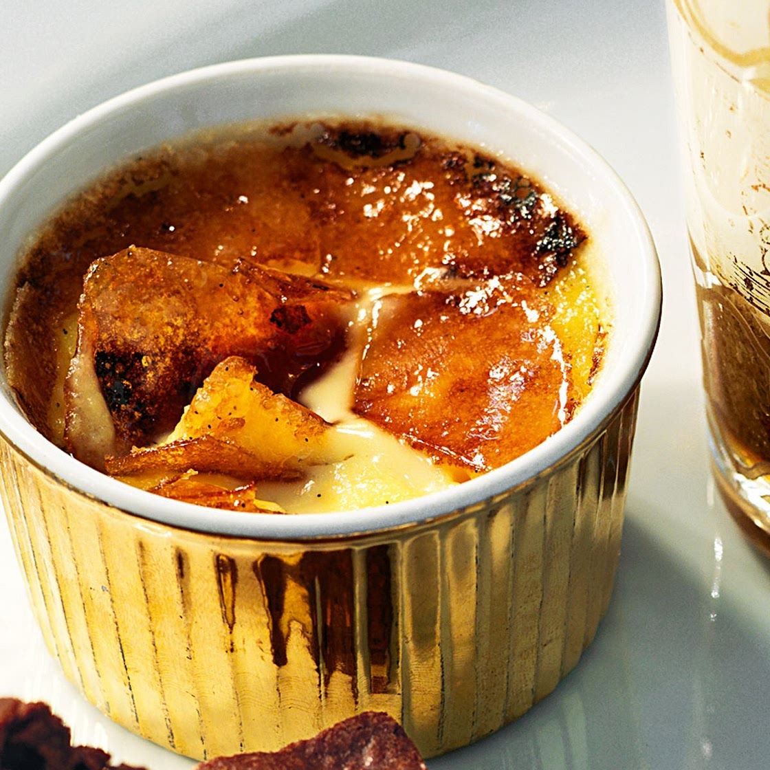 Ginger creme brulee