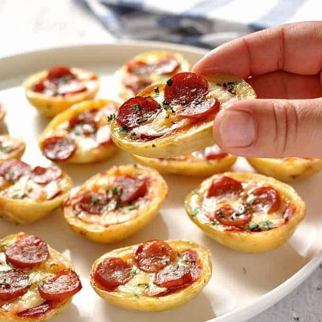 Mini Pizza Potato Skins