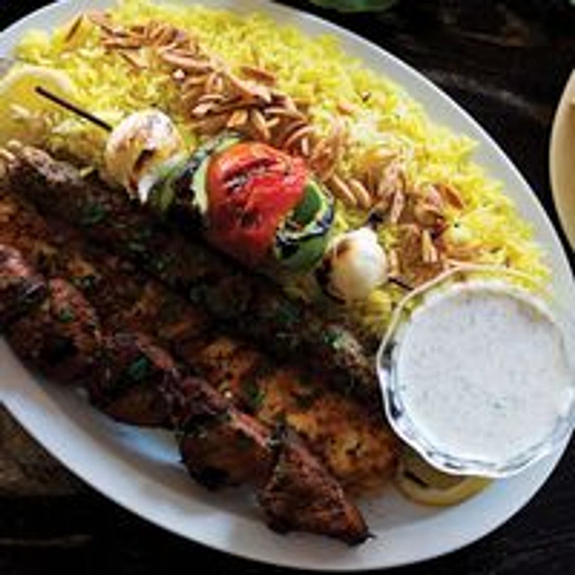 Shish Taouk (Spiced Chicken Kebabs with Garlic Yogurt Sauce)