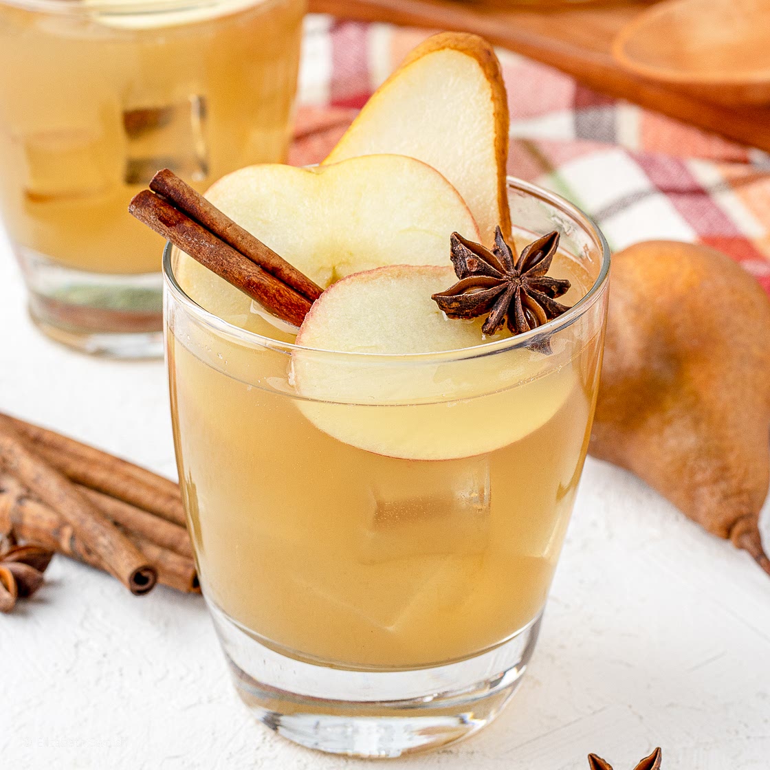 Apple Cider Sangria Mocktail