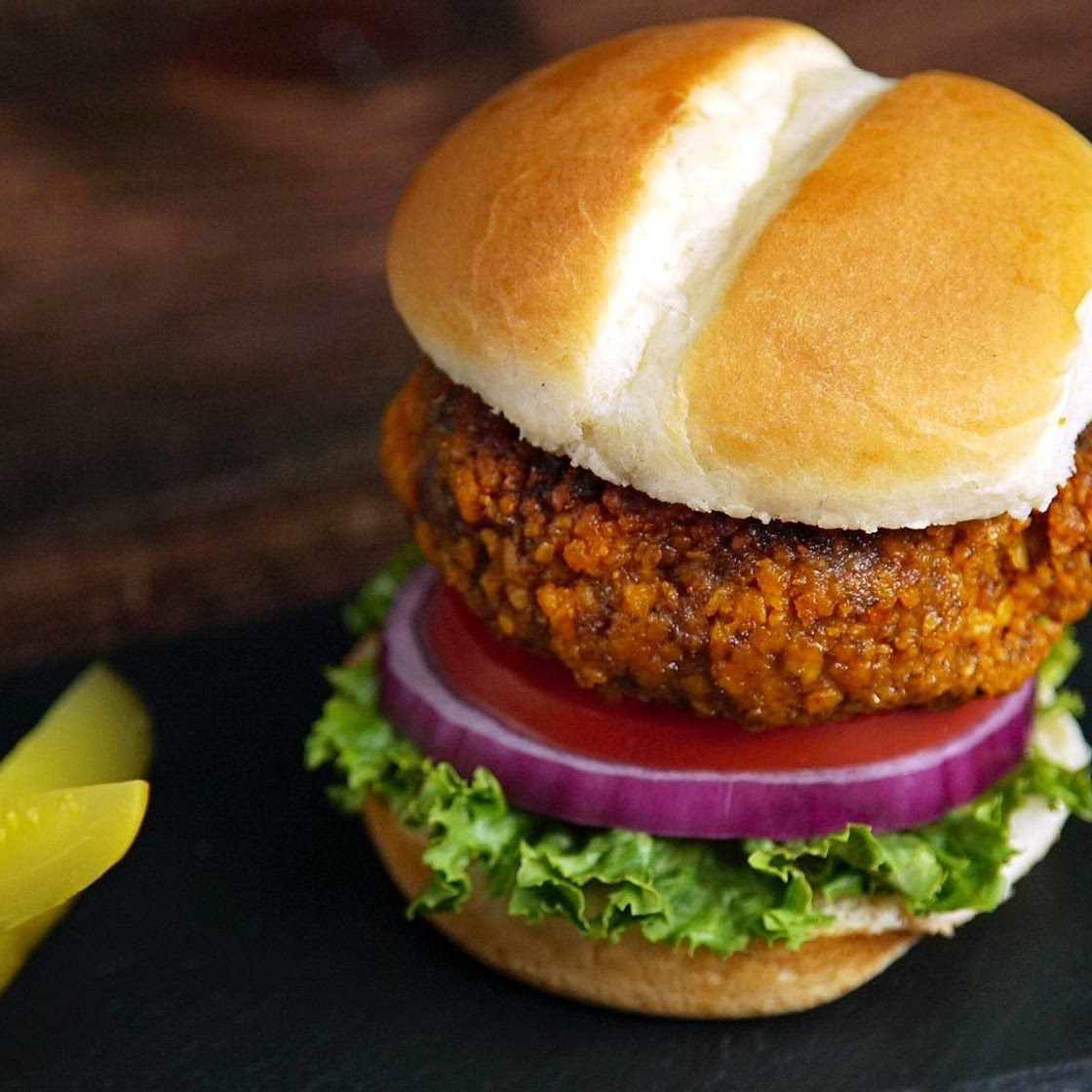 Cheese Stuffed Doritos Burger