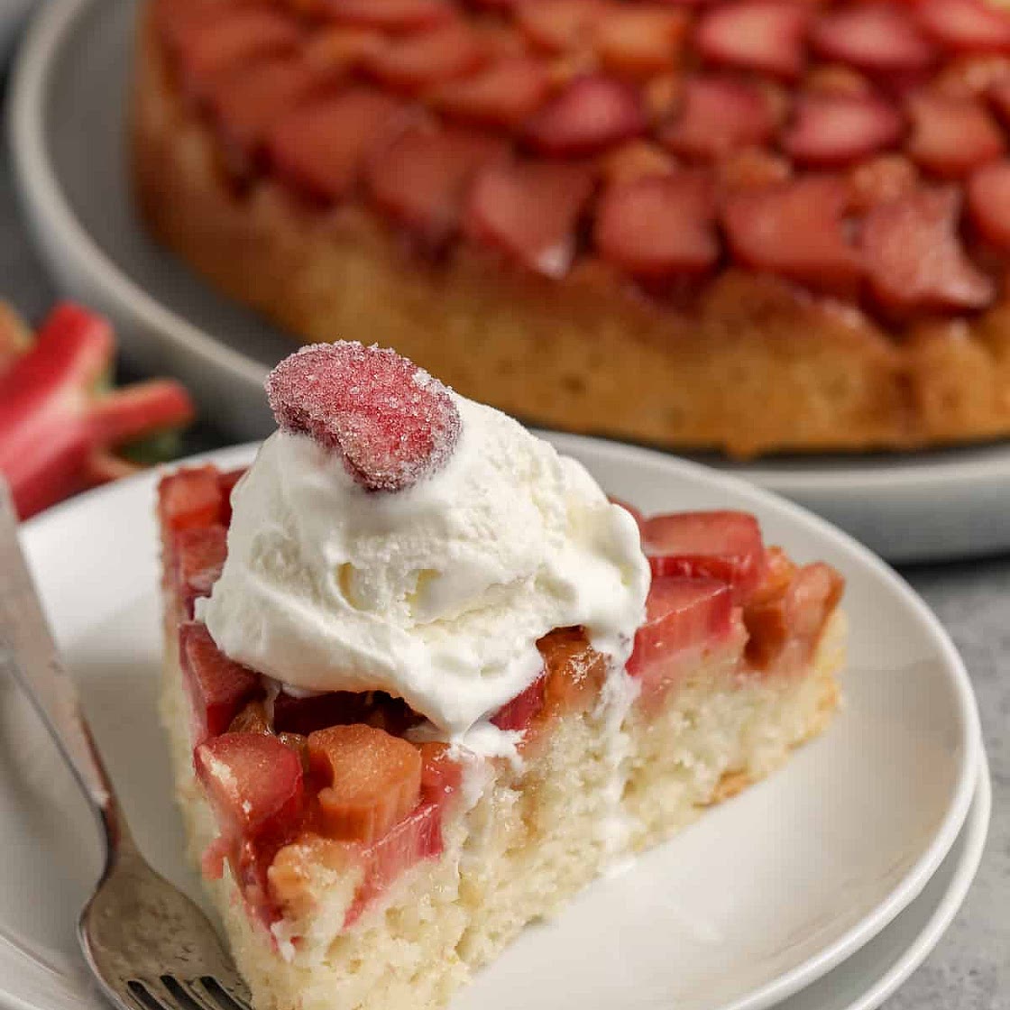 Rhubarb Upside Down Cake