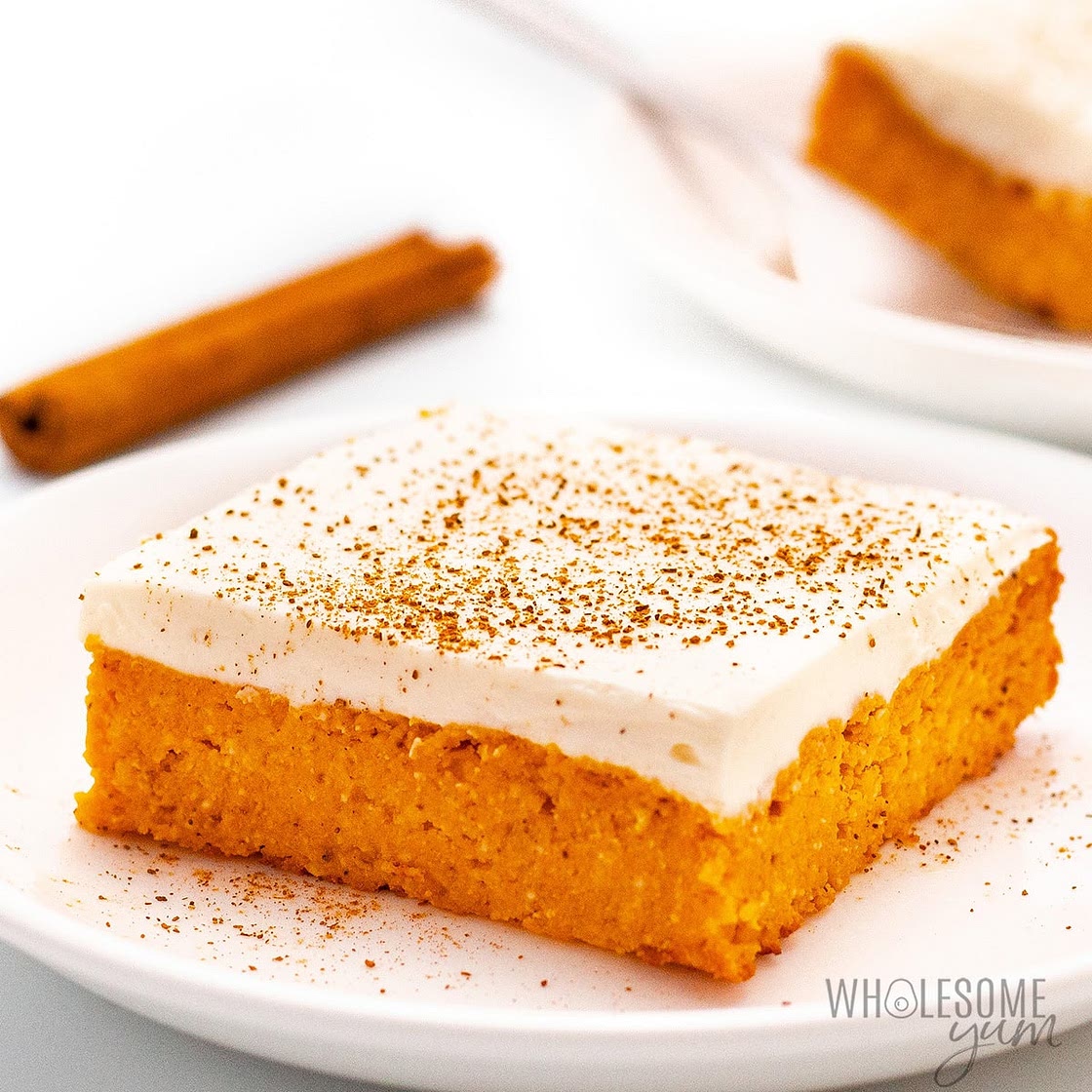 Healthy Pumpkin Bars