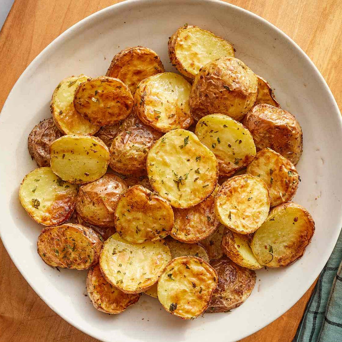 Air Fryer Garlic and Parsley Baby Potatoes