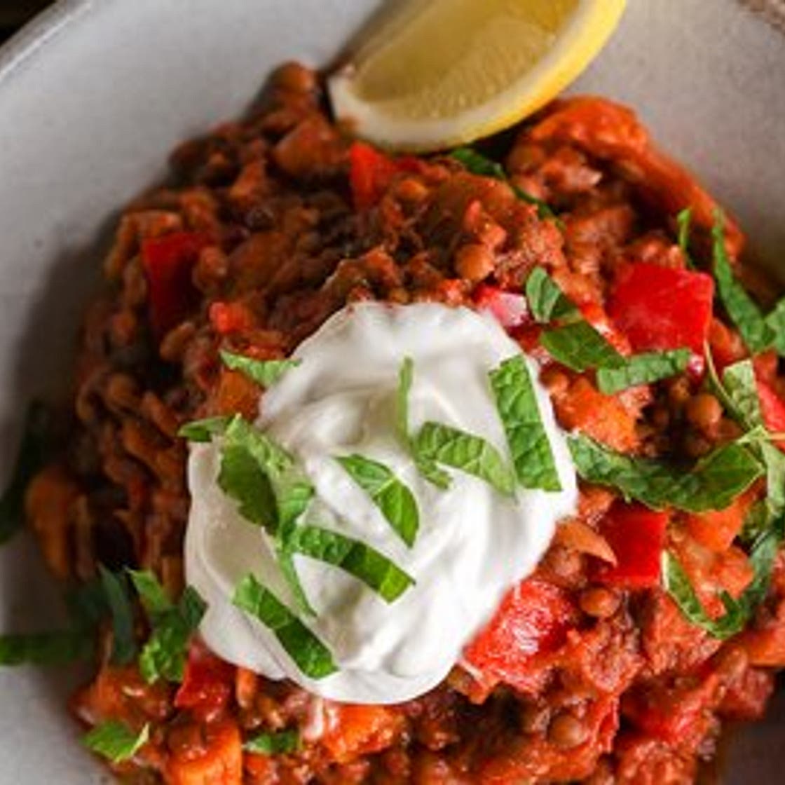 Eggplant & Lentil Apricot Curry