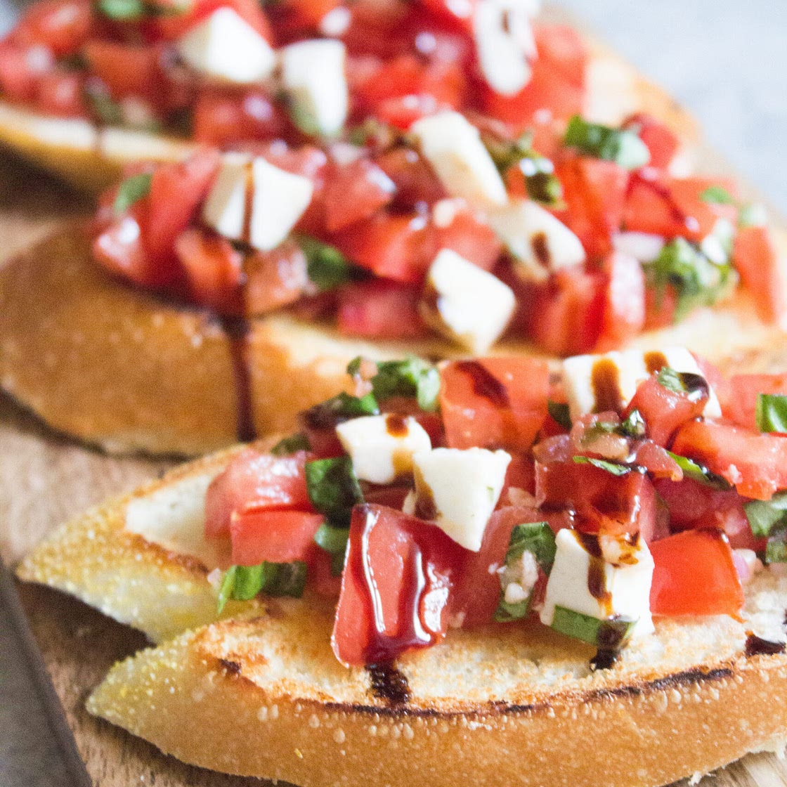 Bruschetta with Mozzarella