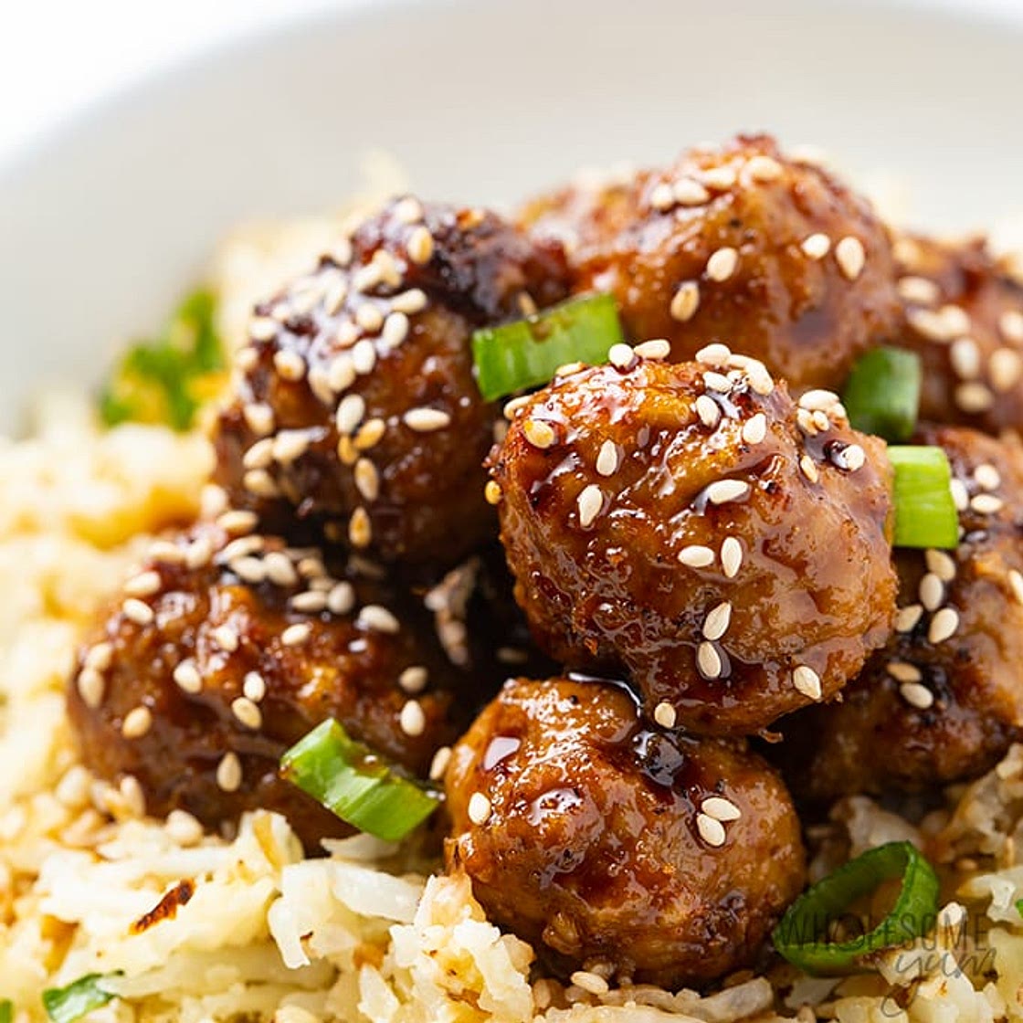Asian Turkey Meatballs