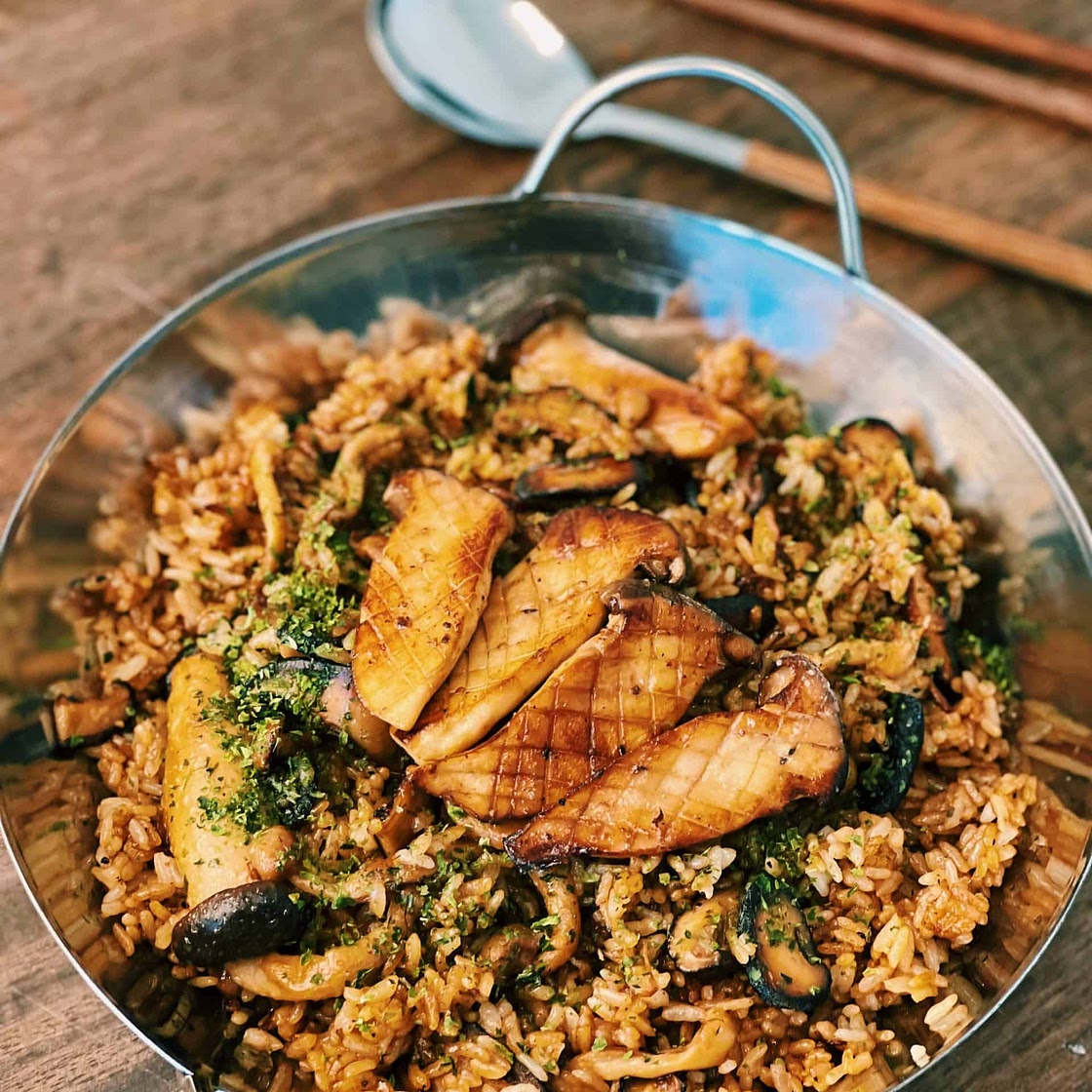 Butter Mushroom Rice