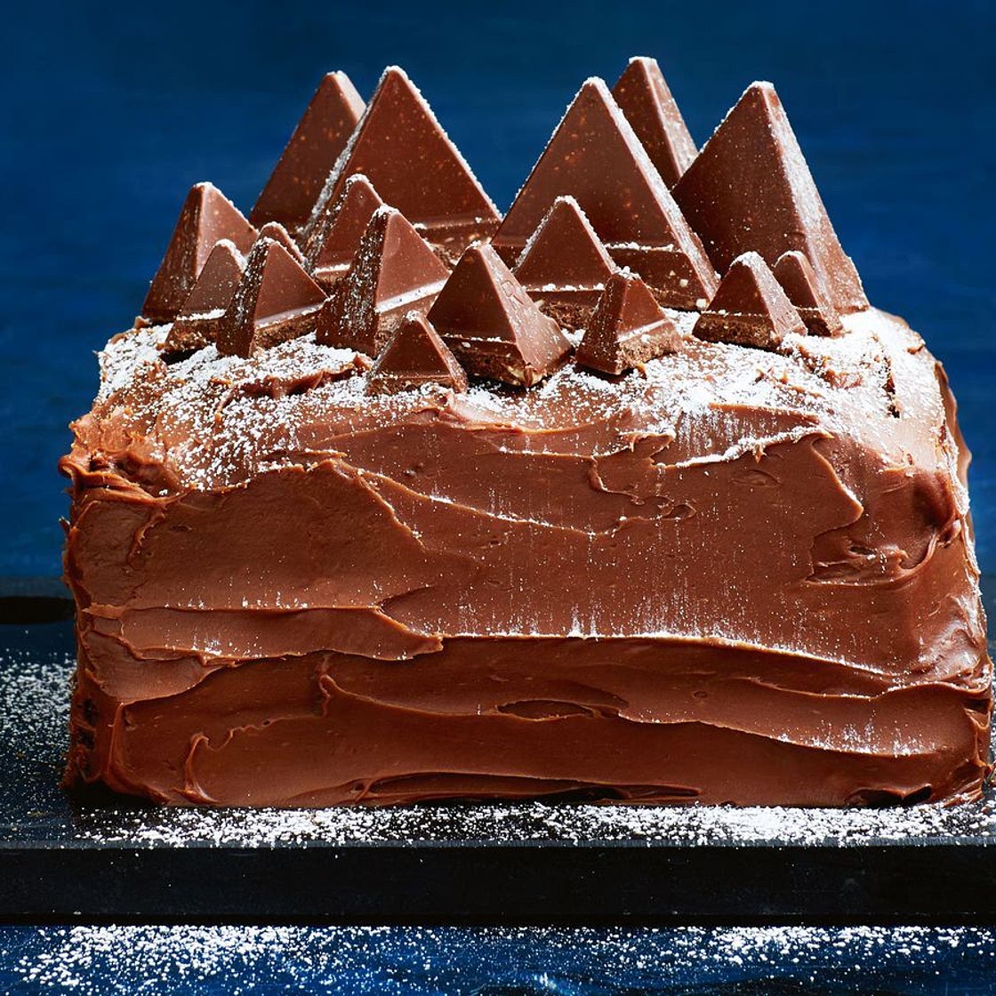 Toblerone Mountain Mud Cake