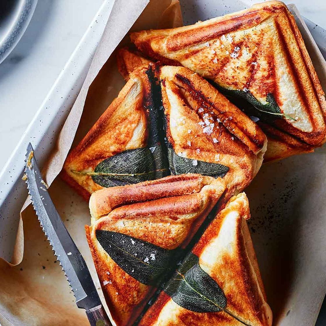 Colin Fassnidge's chicken parfait jaffle