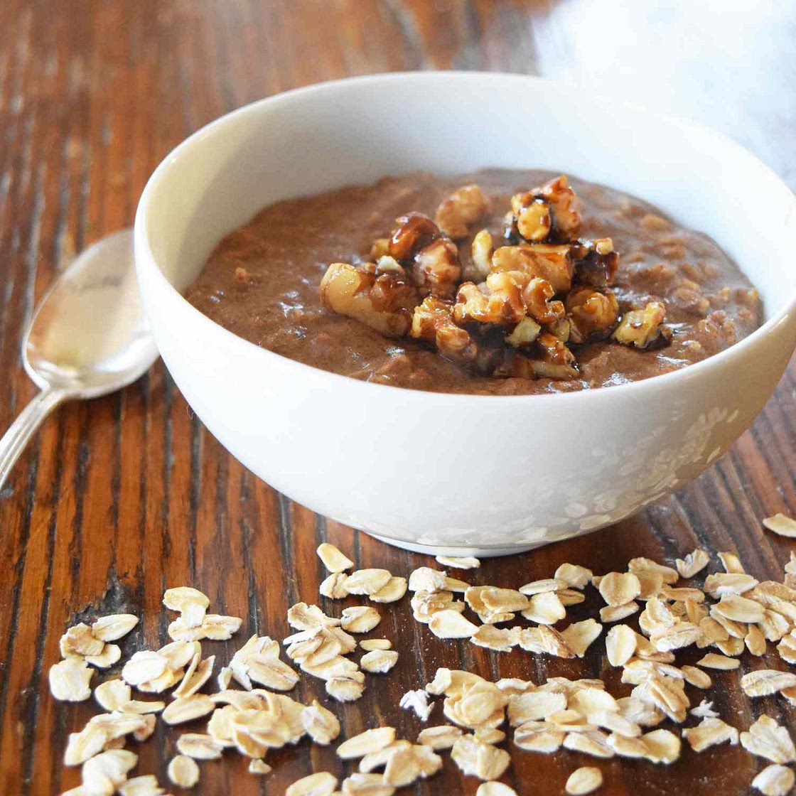 Warm Gingerbread Oatmeal