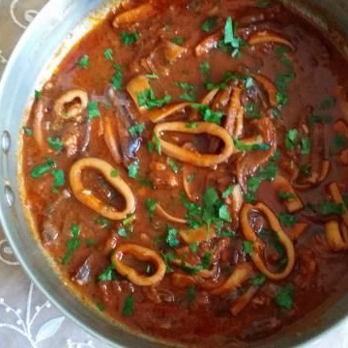 Calamari Stew recipe