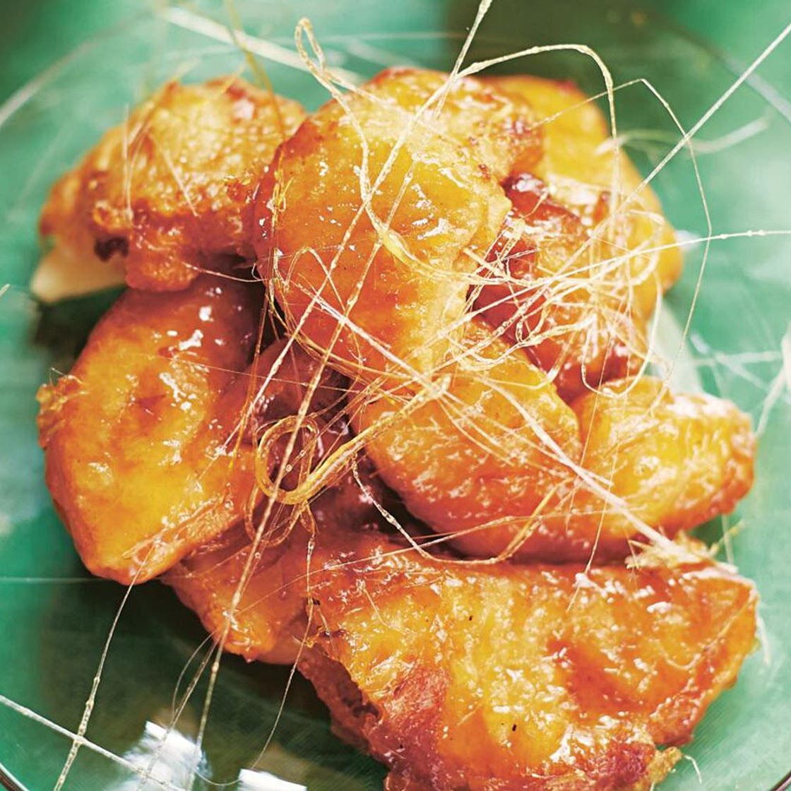 Caramel apple fritters