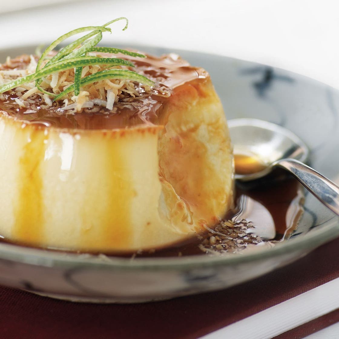 Banh gan (coconut creme caramel)