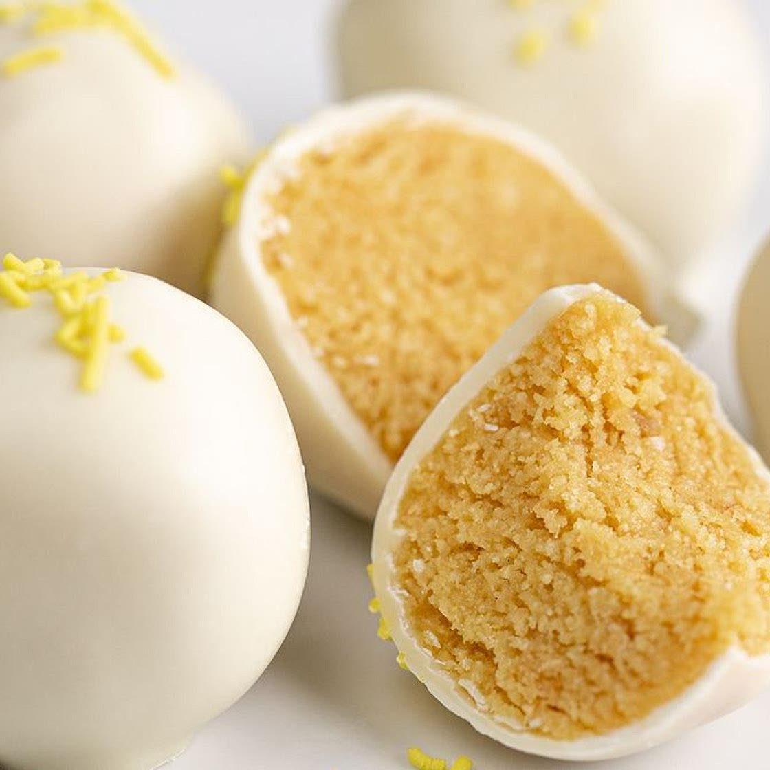 Lemon delicious truffle balls recipe