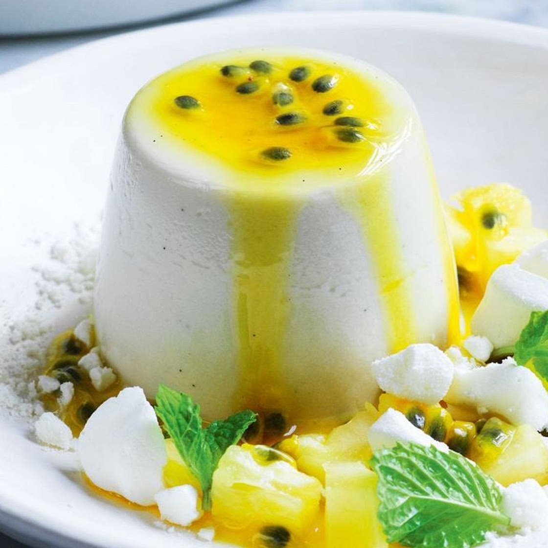 Coconut panna cotta recipe