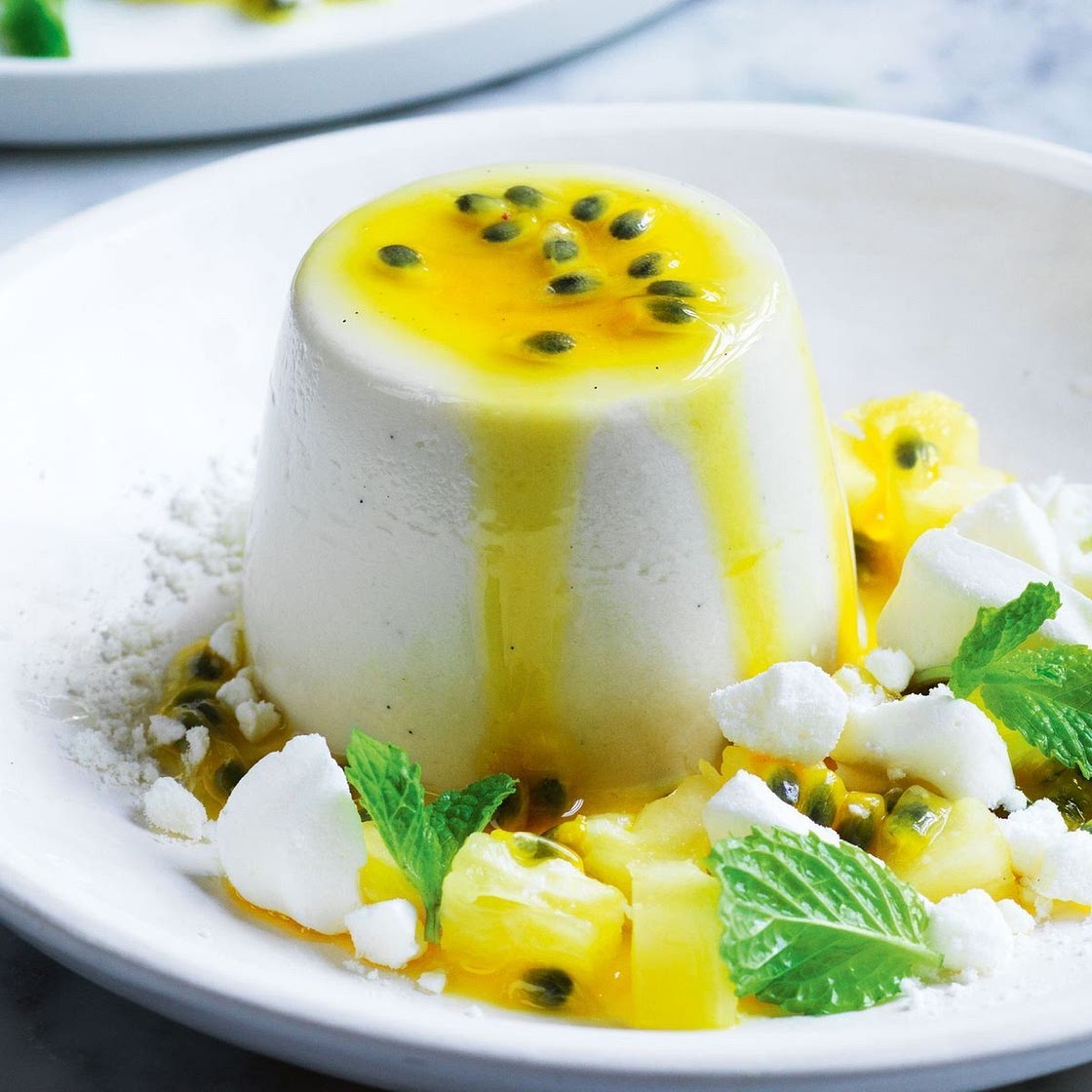 Coconut panna cotta recipe