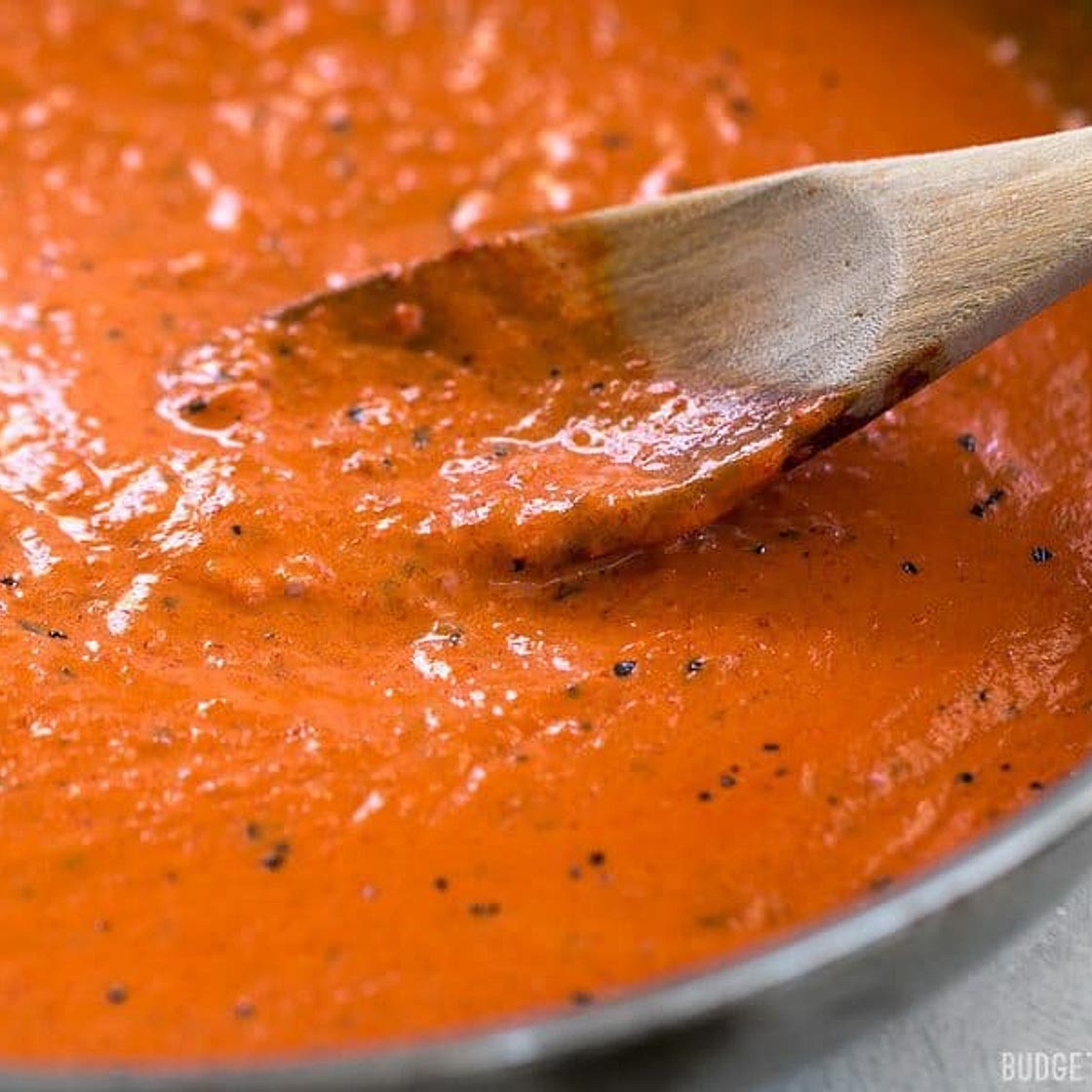 Creamy Roasted Red Pepper Sauce